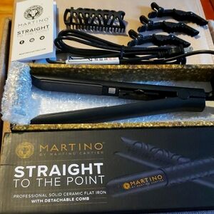 Martino Cartier Straight to The Point Profesional Solid Ceramic Flat Iron $129